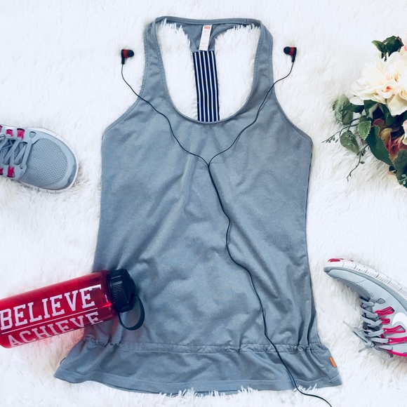 Lucy Tops - Lucy women racer back gray workout tank top